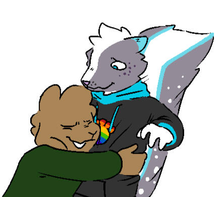 Hugging Booooi